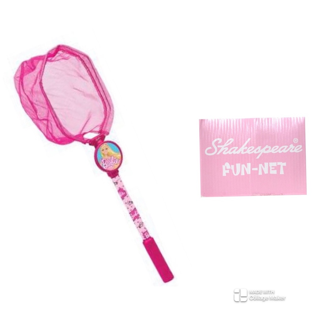 🔆 Shakespeare Barbie Fun Fishing Net NWT